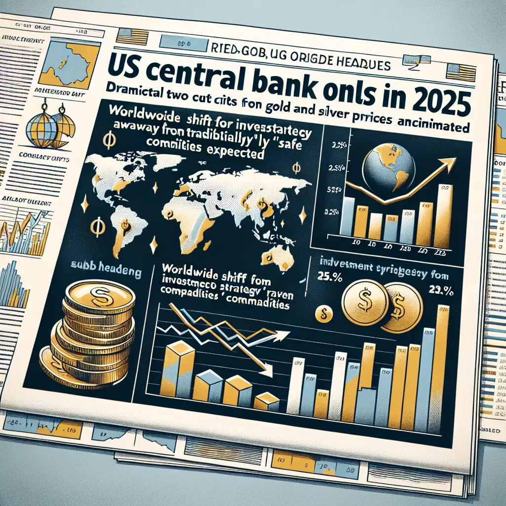 US Fed Signals 2 Rate Cuts in 2025 Causing Gold, Silver Prices to Fall