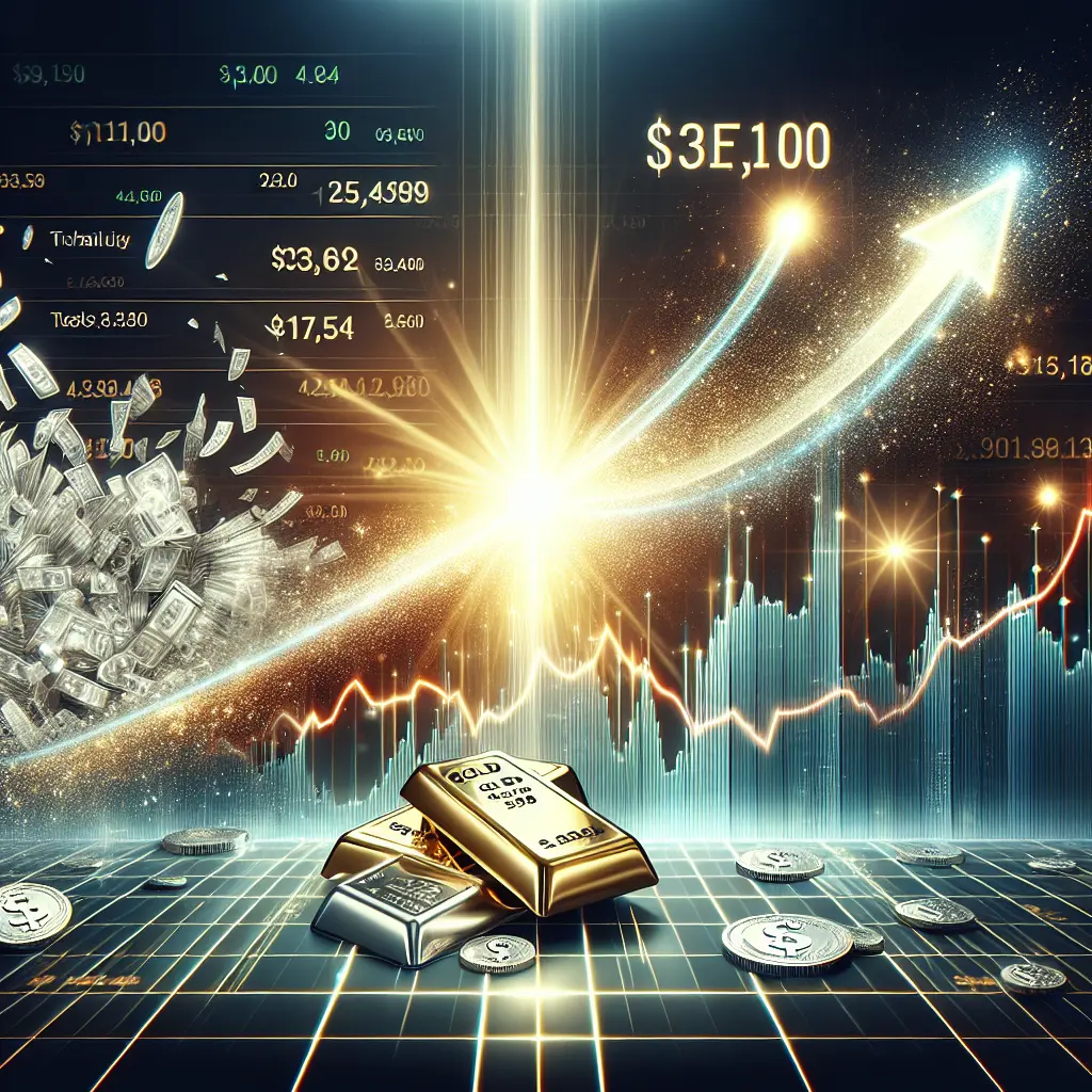 Gold Soars Above $3,100, Silver Eyes Breakout: KITCO