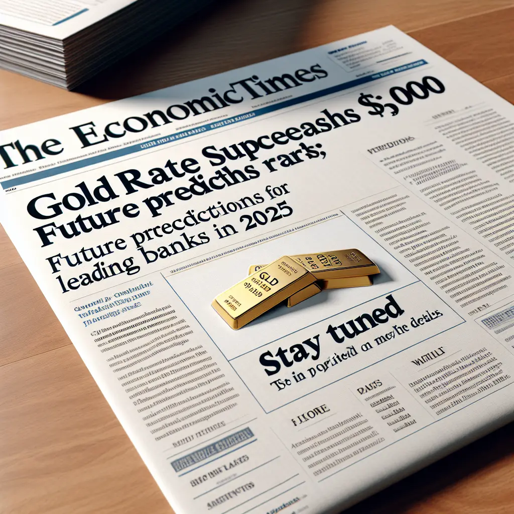 Gold rate exceeding $3,000 and predictions for 2025 – The Financial Insights