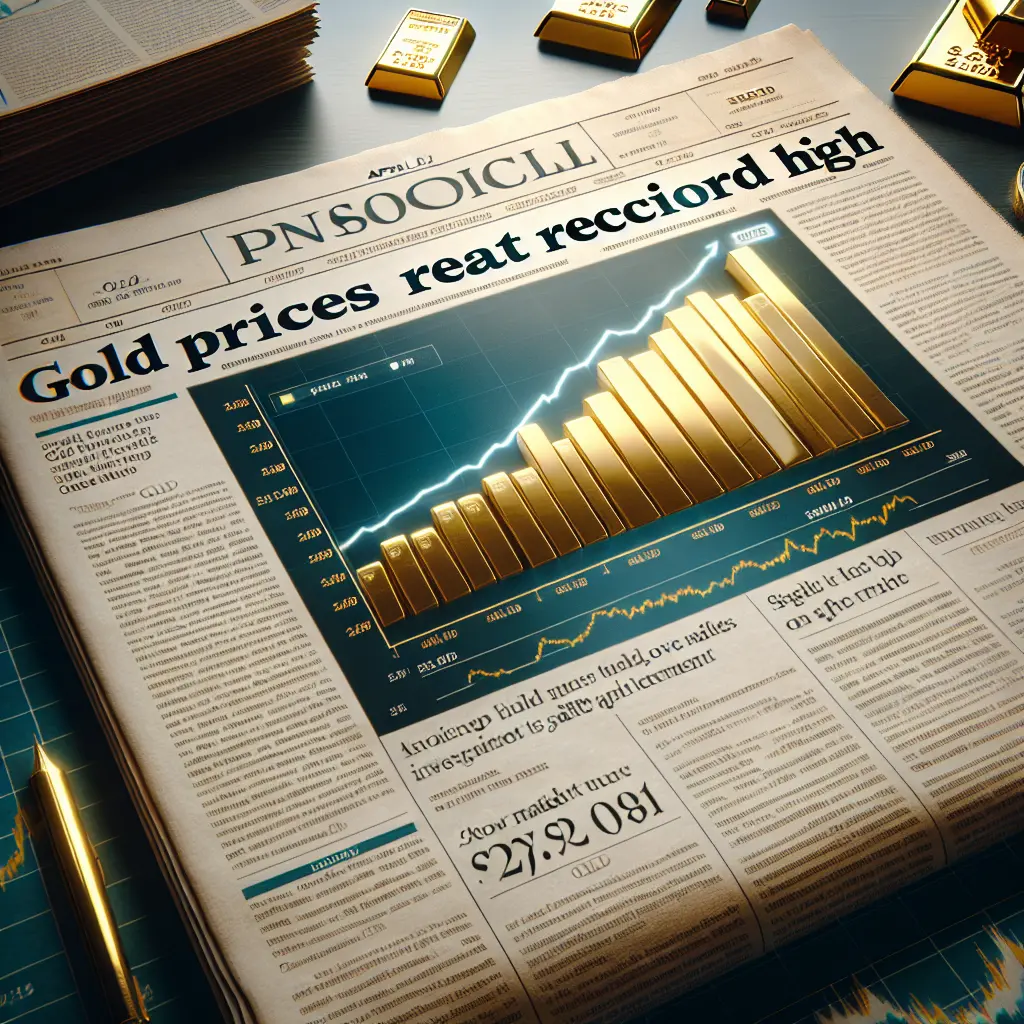 Record-breaking Rise in Gold Prices Amidst Safe-haven Buying